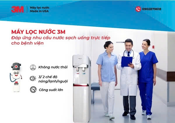 Máy Lọc Nước 3M - Sản Phẩm Được Các Bác Sĩ Tin Dùng