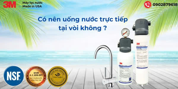 Có nên uống nước trực tiếp tại vòi hay không ?