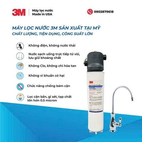 Máy lọc nước lắp dưới bồn rửa 3M BREW-120MS