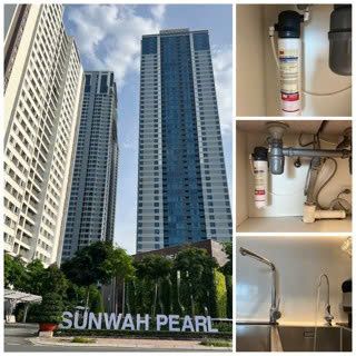 Hình Lắp Đặt Thực Tế Máy Lọc Nước 3M BREW120-MS Tại Chung Cư Sunwah Pearl