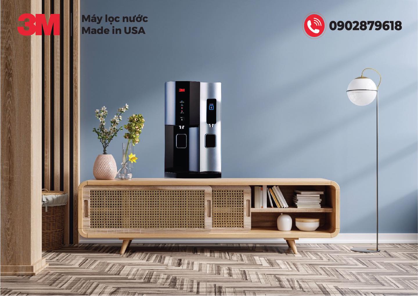 Cách Vệ Sinh Máy Lọc Nước Nóng Lạnh Để Bàn 3M HCD-2