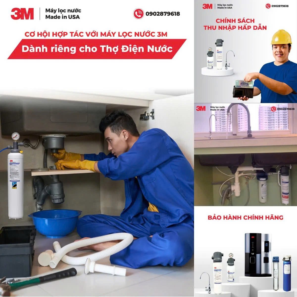 Tuyển Cộng Tác Viên 3M - Chính Sách Hấp Dẫn Dành Cho Thợ Điện Nước