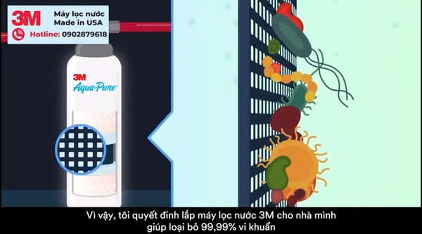 Máy Lọc Nước Hoa Kỳ 3M - Nước Sạch Uống Trực Tiếp Từ Vòi