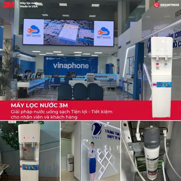 Máy lọc nước 3M đã có mặt tại văn phòng VNPT Hồ Chí Minh