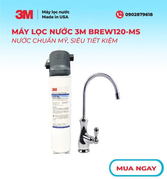 Tại sao nên chọn máy lọc nước 3M BREW120-MS