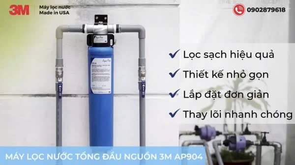 Giải Quyết Vấn Đề Nguồn Nước Tại Căn Hộ Chung Cư - Combo Lọc Tổng 3M AP904