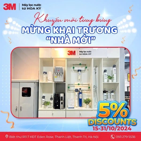 Khai trương văn phòng 3M tại Hà Nội: Trải nghiệm không gian lọc nước hiện đại, ưu đãi hấp dẫn