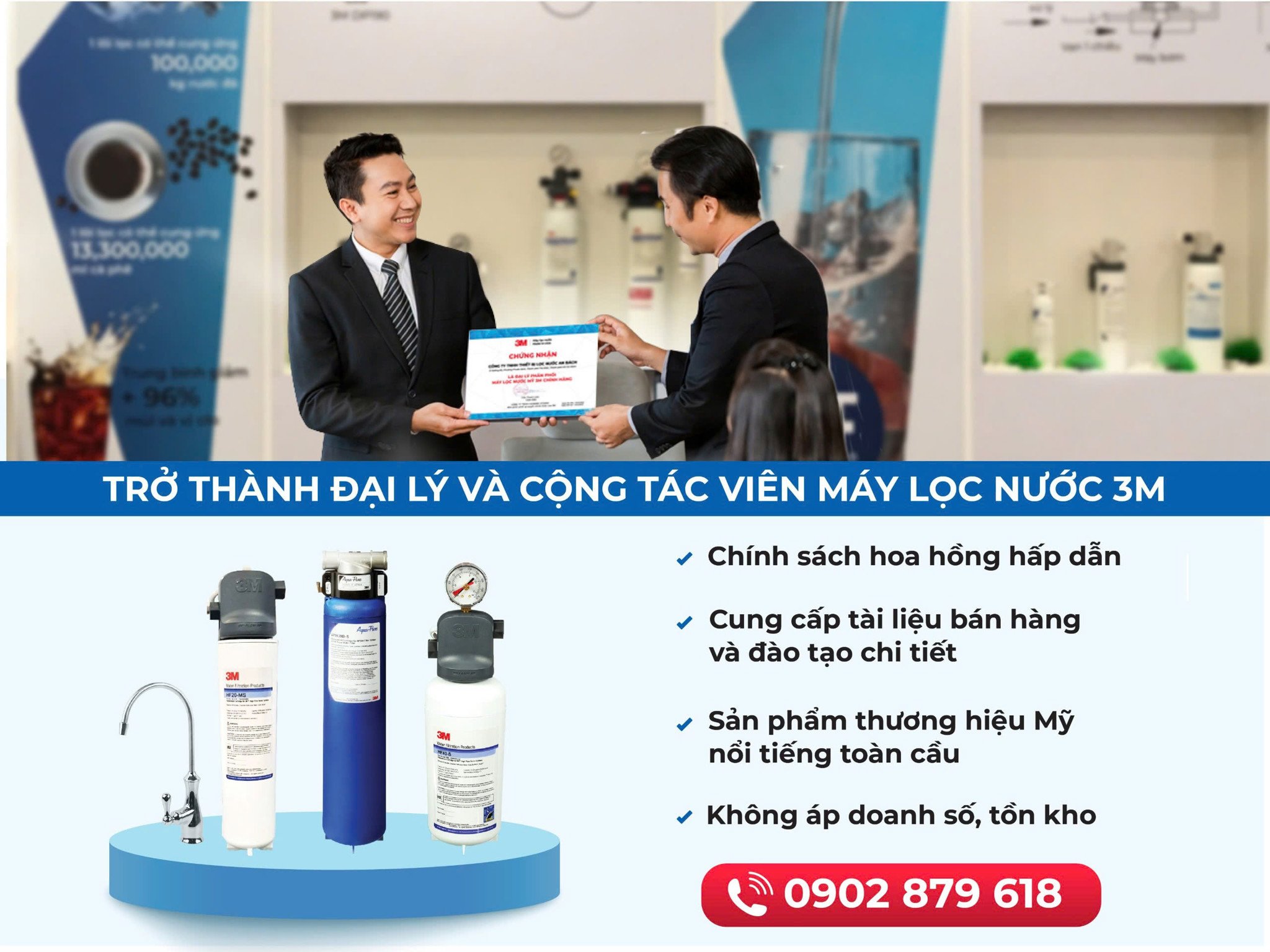 Mời Đăng Kí Đại Lý Và Cộng Tác Viên Máy Lọc Nước 3M