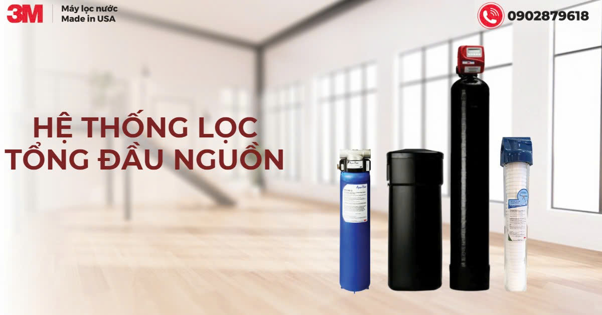 Hệ thống máy lọc nước tổng đầu nguồn