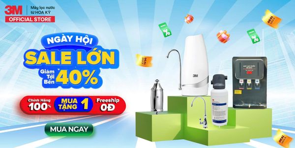 🟢 Rước siêu deal - Quà cực yêu từ Lọc Nước Mỹ 3M 🟢
