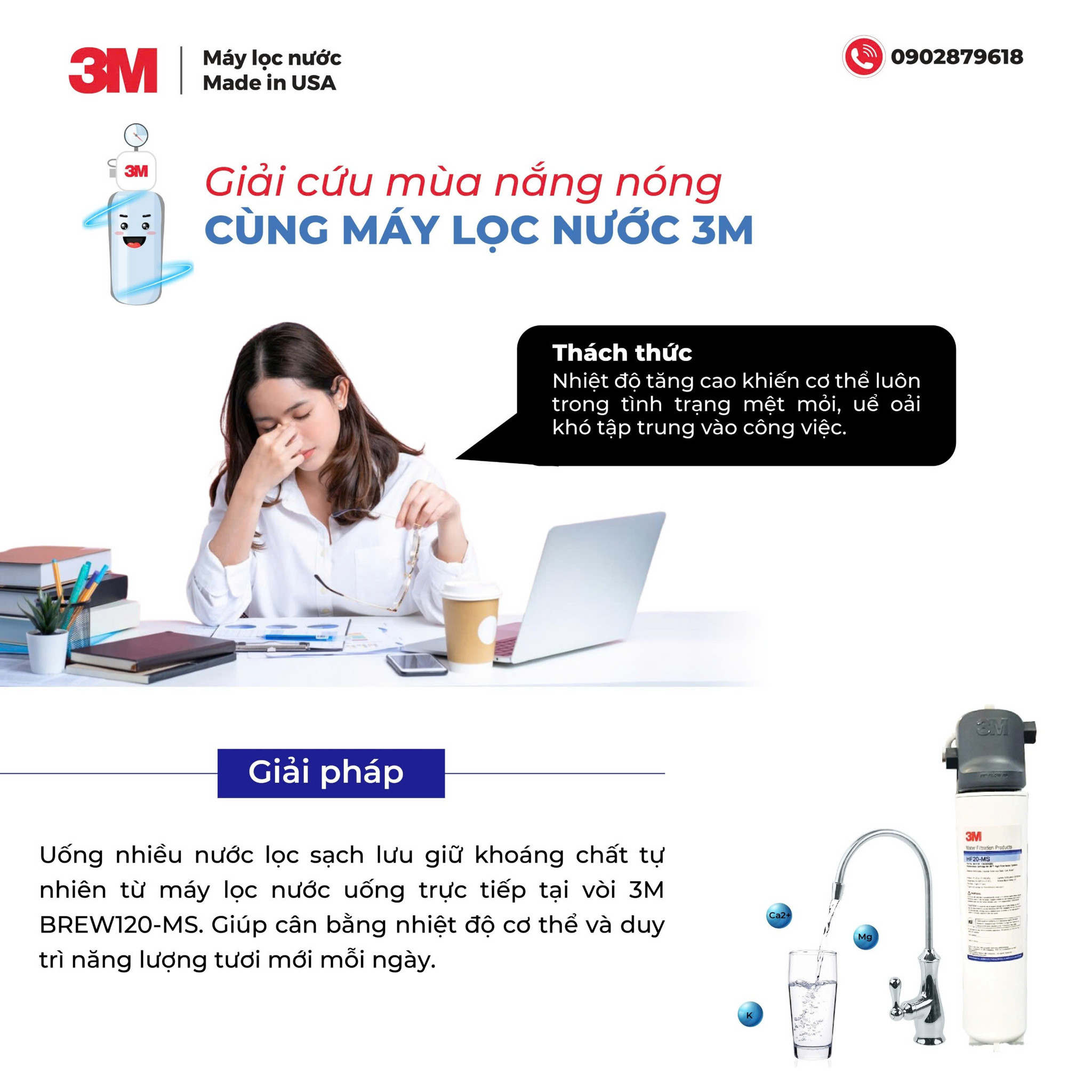 Thiếu Nước Mùa Nắng Nóng Và Giải Pháp Bù Khoáng Tự Nhiên Hiệu Quả Từ Máy Lọc Nước 3M