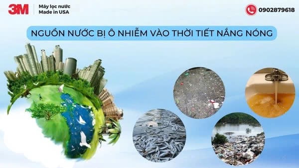 Những Nguyên Nhân Khiến Nguồn Nước Bị Ô Nhiễm Khi Nắng Nóng