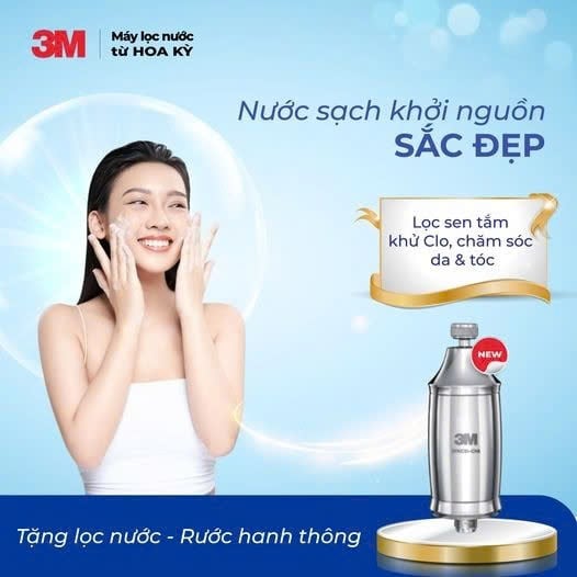 LỌC SEN TẮM 3M - BÍ QUYẾT LÀM SẠCH DA VÀ BÓNG TÓC HOÀN HẢO