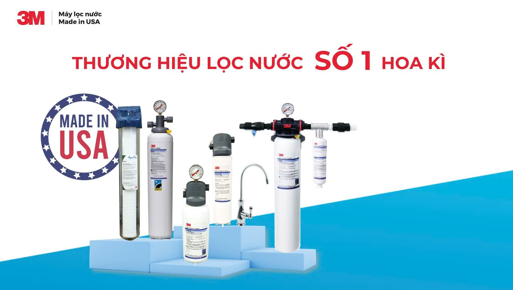 Các Loại Máy Lọc Nước Lắp Dưới Bồn Rửa Tốt Nhất Tại 3M
