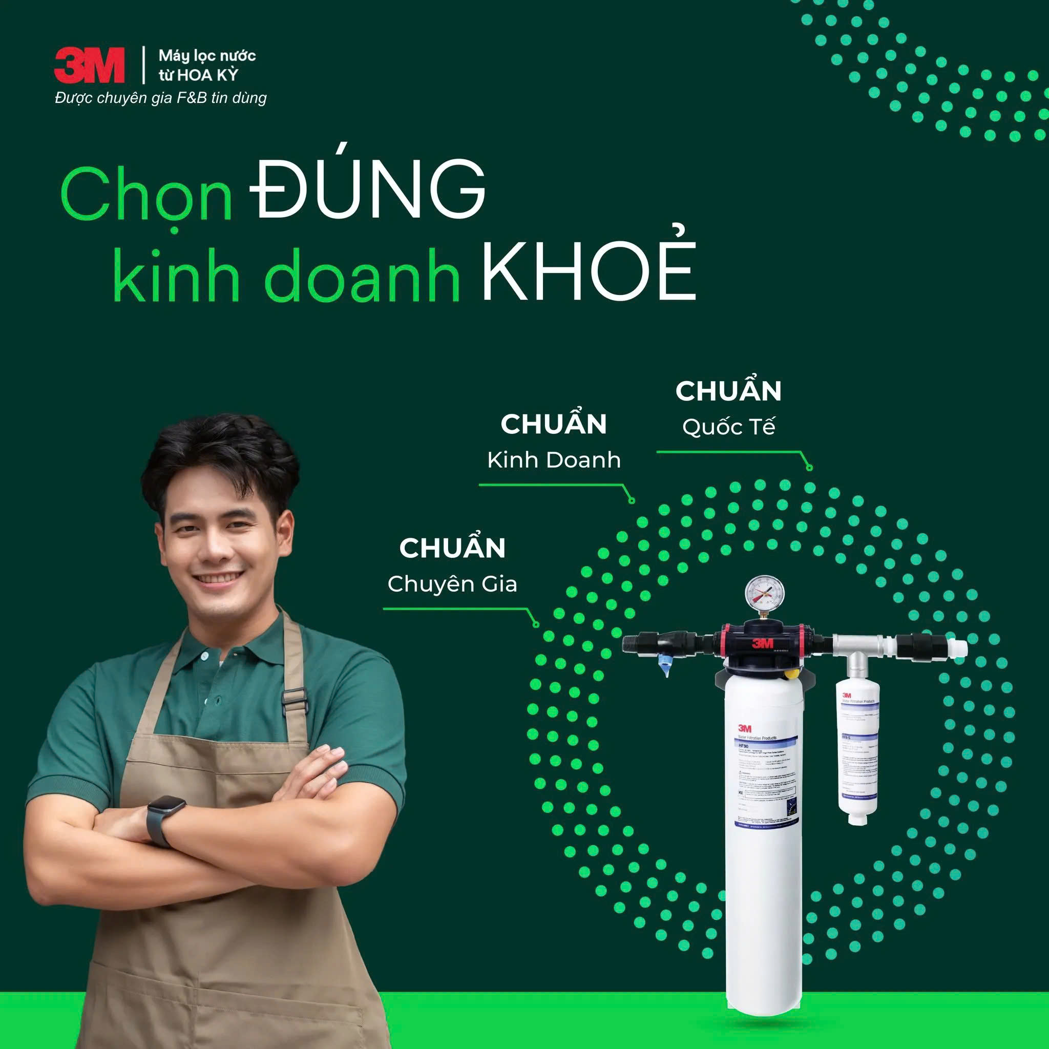 Máy Lọc Nước 3M DP190 - Tăng Tuổi Thọ Thiết Bị Gấp 3.8 Lần