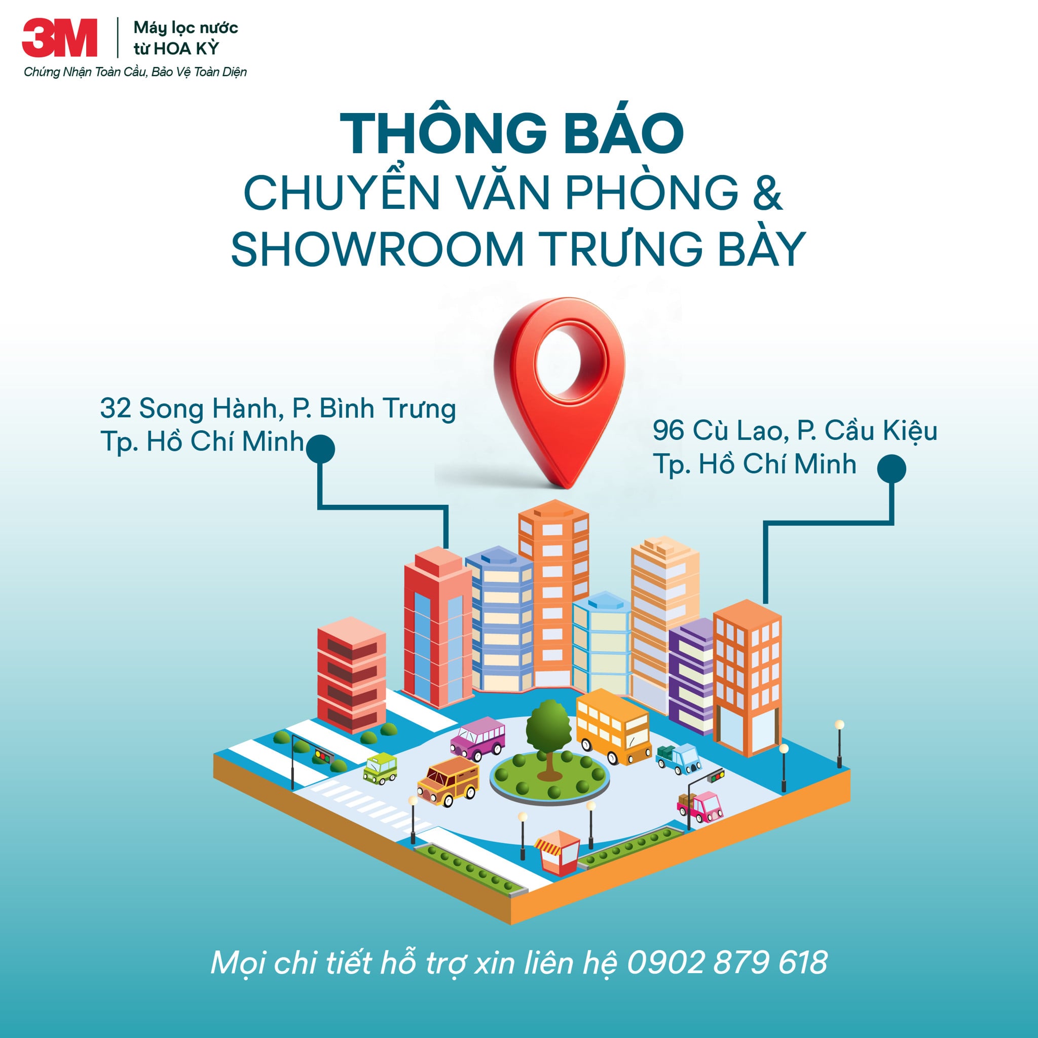 Showroom mới tại Phú Nhuận – Trải nghiệm nước sạch toàn diện cùng Máy lọc nước 3M