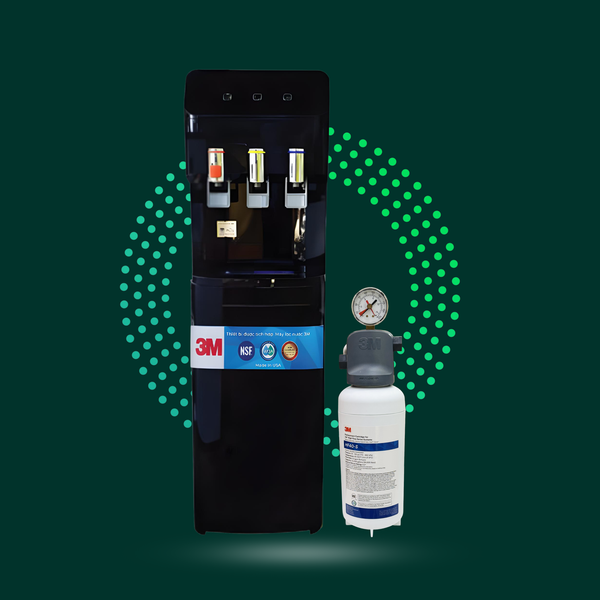 Cây Lọc Nước Nóng Lạnh 3M VN4-3V-BL (Tích Hợp Máy Lọc Nước 3M ICE140-S)