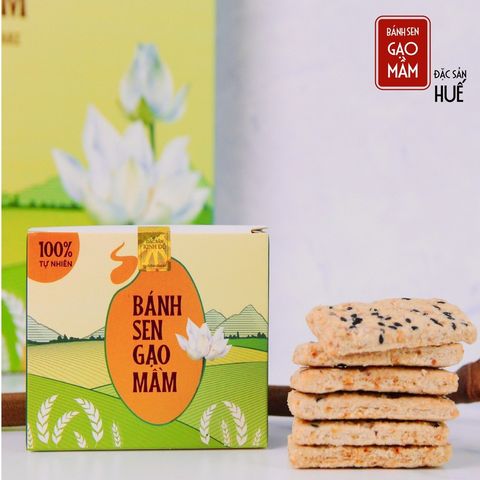 Bánh Sen Gạo Mầm Huế Việt – Hương Vị Tinh Khiết Từ Đất Trời