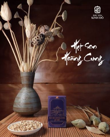 HẠT SEN HOÀNG CUNG – TẬN HƯỞNG SỰ NGON NGỌT, DẺO BÙI VÀ BỔ DƯỠNG MỌI LÚC, MỌI NƠI