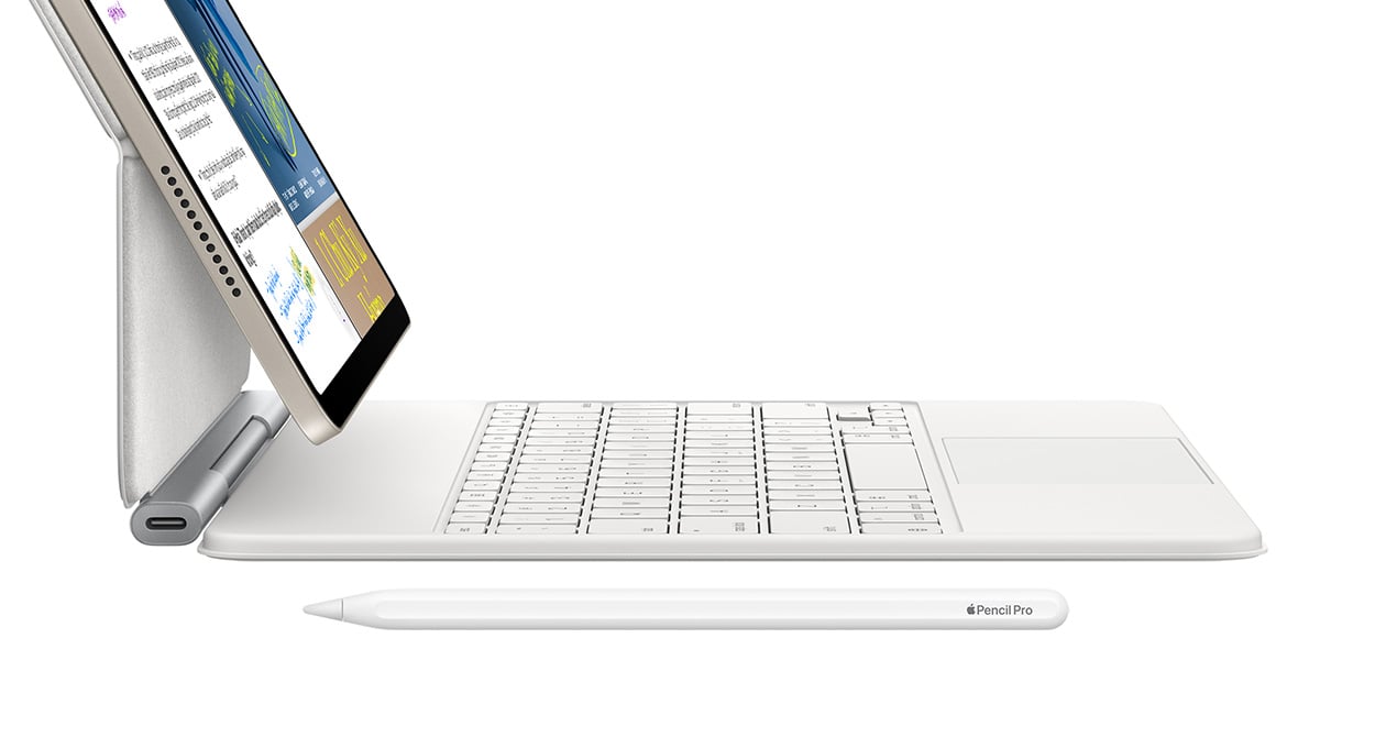 iPad Air mới. Trang bị chip Apple M3 mạnh mẽ. Sẵn sàng cho mọi việc. Được thiết kế cho Apple Intelligence.