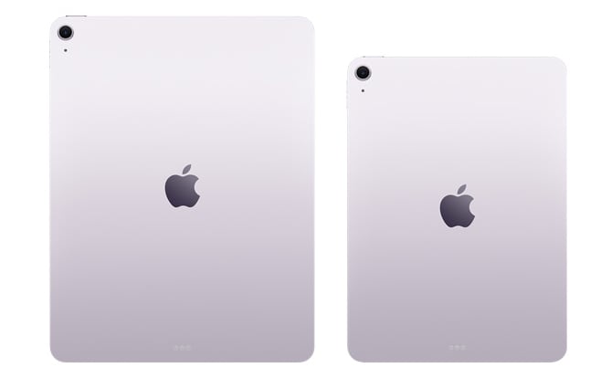 iPad Air mới. Trang bị chip Apple M3 mạnh mẽ. Sẵn sàng cho mọi việc. Được thiết kế cho Apple Intelligence.