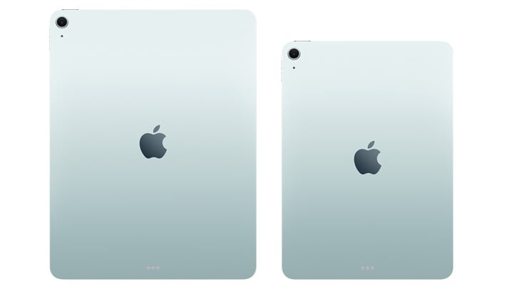 iPad Air mới. Trang bị chip Apple M3 mạnh mẽ. Sẵn sàng cho mọi việc. Được thiết kế cho Apple Intelligence.