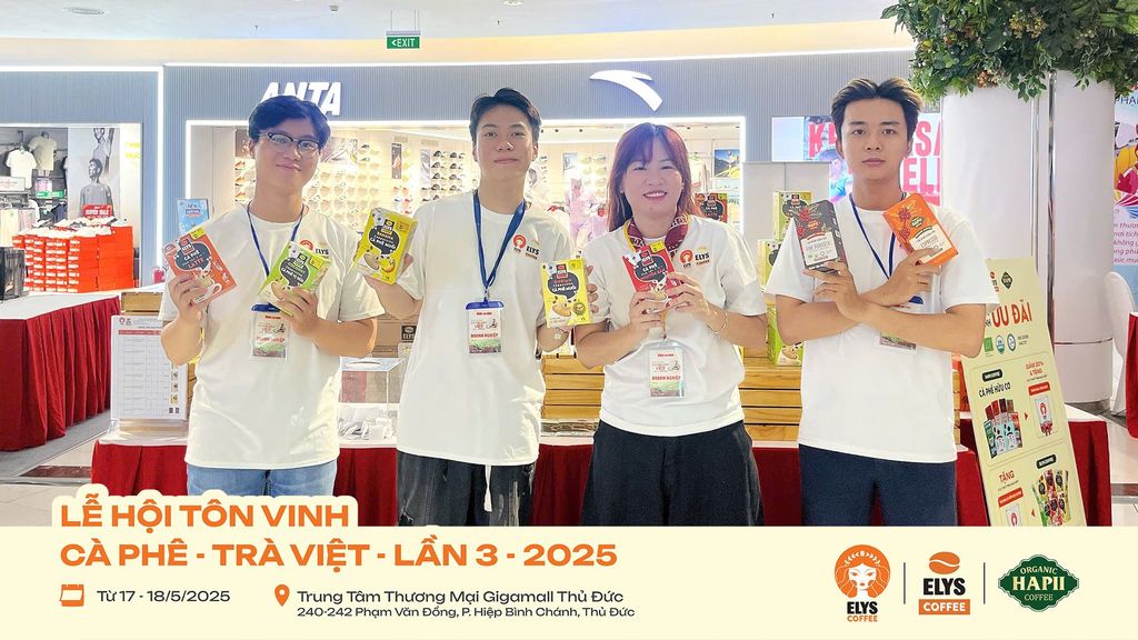 HAPII COFFEE TẠI LỄ HỘI CÀ PHÊ VIỆT NAM 2025 – KHẲNG ĐỊNH GIÁ TRỊ CÀ PHÊ NGUYÊN BẢN