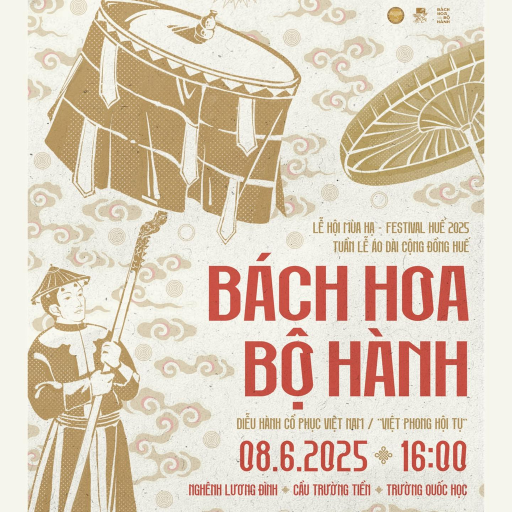 NGÀY HỘI “BÁCH HOA BỘ HÀNH” – KHI HUẾ THƠM TỪ DÁNG ĐẾN HƯƠNG