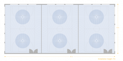 Chiếu sáng sân tập thể dục, sân tennis & nhà thi đấu thể thao - Giải pháp cảm biến chuyển động thông minh