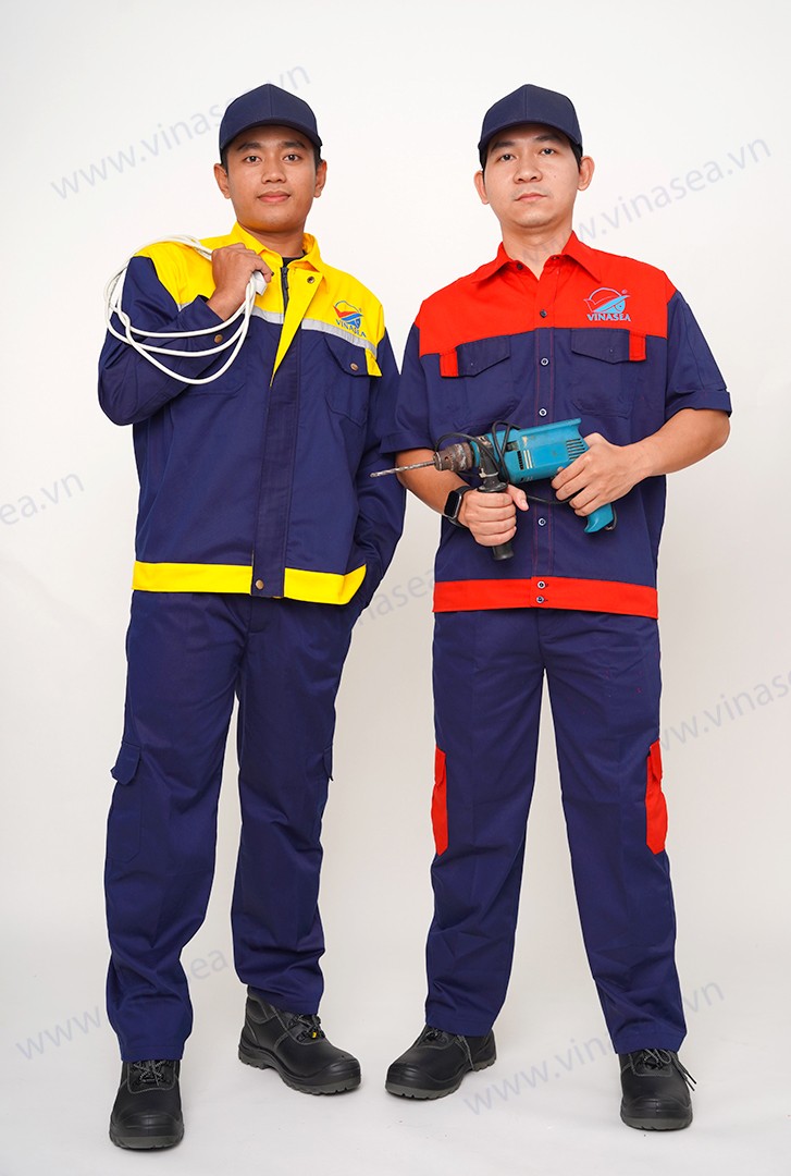 Thiết kế và chất liệu Áo quần bảo hộ lao động