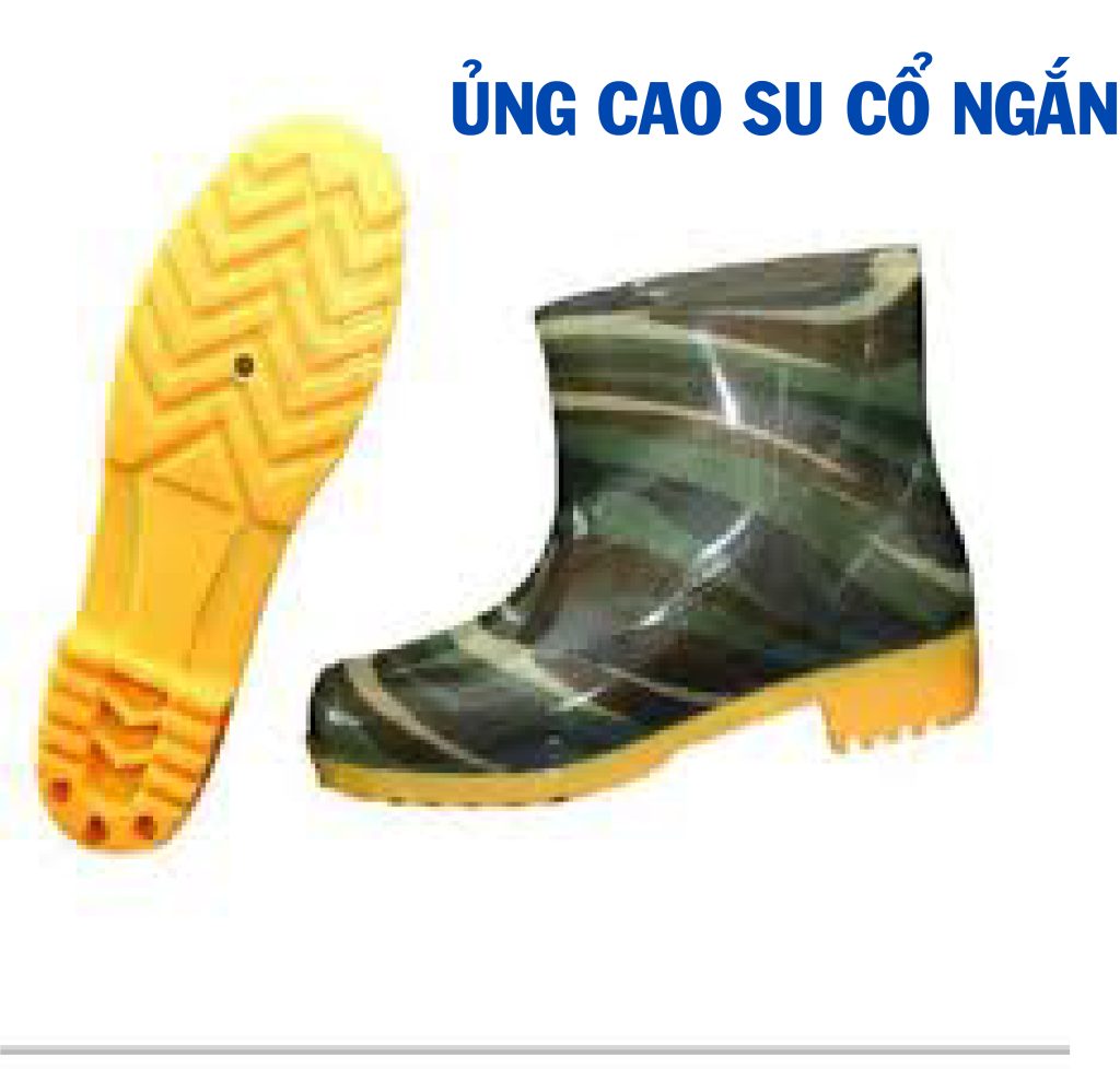 Ủng cao su cổ ngắn