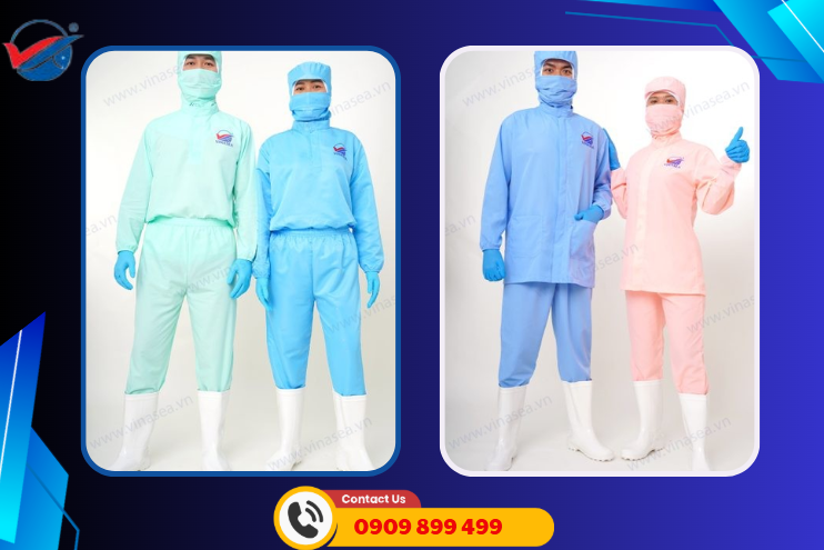 Đồng phục công nhân trong ngành chế biến thủy hải sản