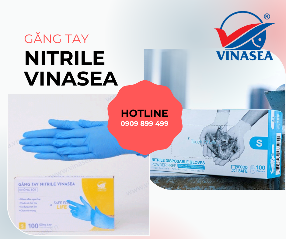 găng tay Nitrile Vinasea