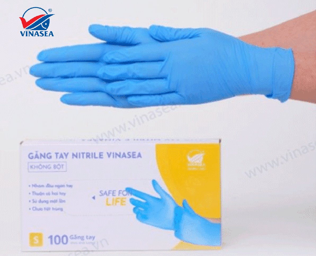 găng tay Nitrile Vinasea