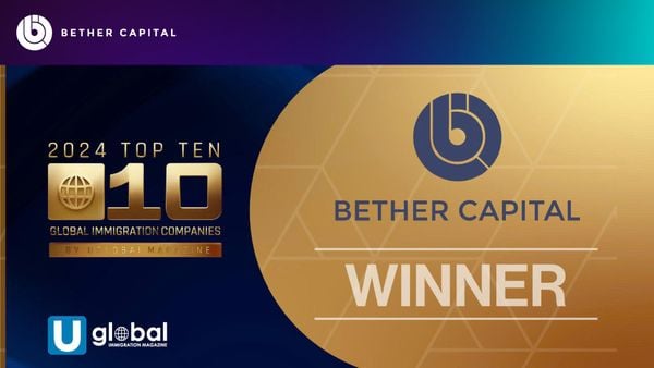 Bether Capital has been recognized as one of the Top 10 Immigration Companies