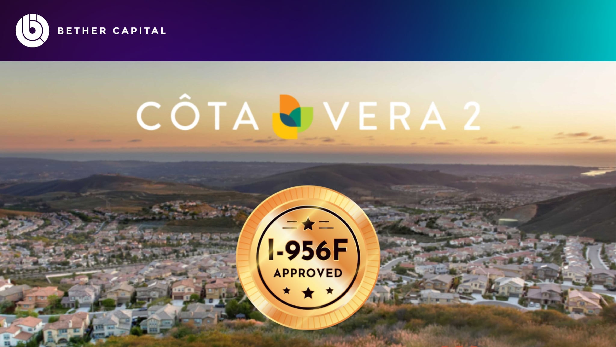 HomeFed announces I-956F approval for Côta Vera 2 in only 6 months