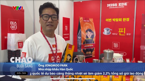 MISS EDE trên VTV1 Chào Buổi Sáng 3.7.2025 Cà phê Vietnam Robusta