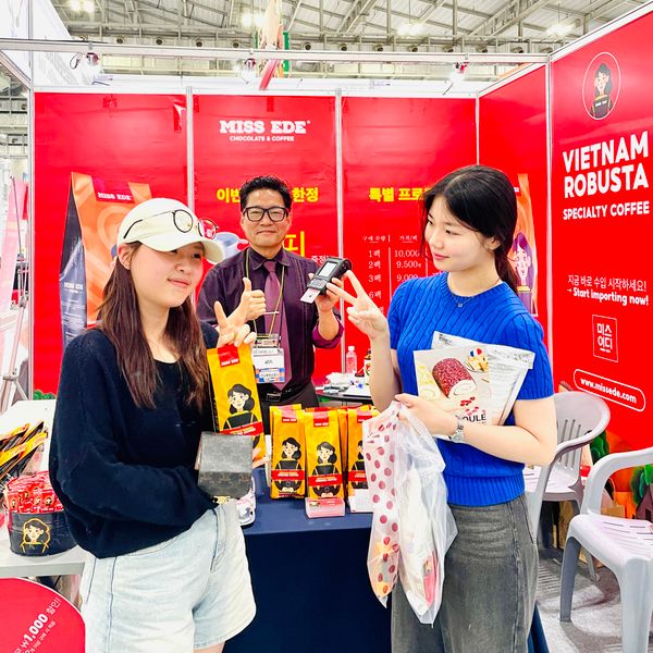 Cà phê đặc sản Đắk Lắk nổi bật tại xứ sở kim chi