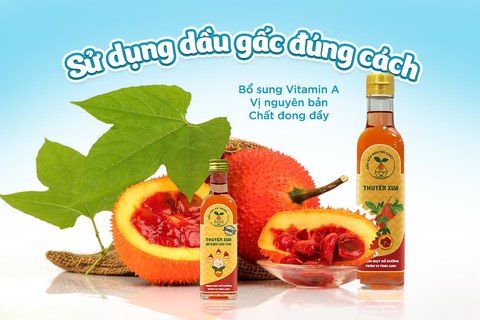 Dầu Gấc Ăn Dặm - Những Điều Nên Biết