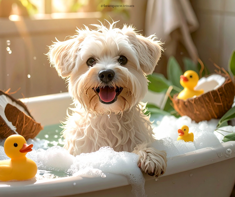 Bí quyết chọn sữa tắm thiên nhiên cho chó, dịu nhẹ cho da nhạy cảm