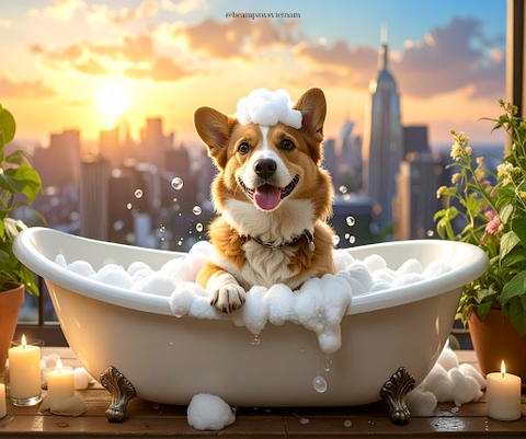 Kết hợp giữa thiên nhiên và công nghệ - Sữa tắm serum chó có thành phần thiên nhiên dầu dừa