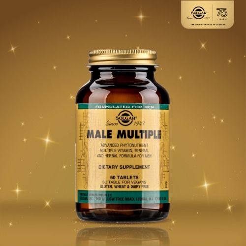 Vitamin Tổng Hợp Cho Nam Solgar Male Multiple 60 Viên Nén Thực Vật