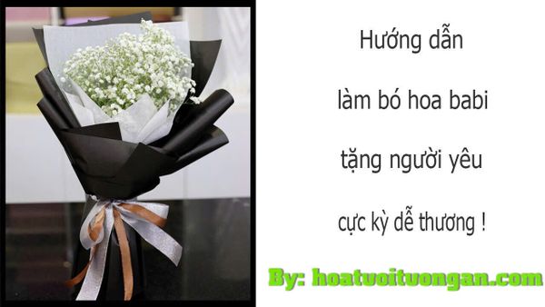 Cách Bó Hoa BABY HÀ LAN