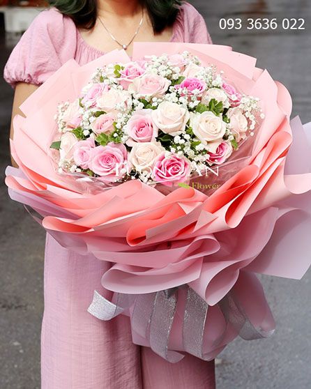 Những Bó Hoa Hồng Pastel Đẹp Ý Nghĩa Bạn Không Nên Bỏ Qua