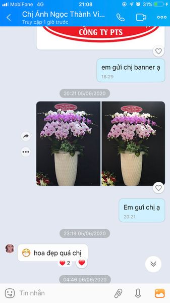 Bình Hoa 2 Tầng