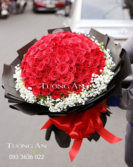 Bó Hoa Hồng 101 Hoa