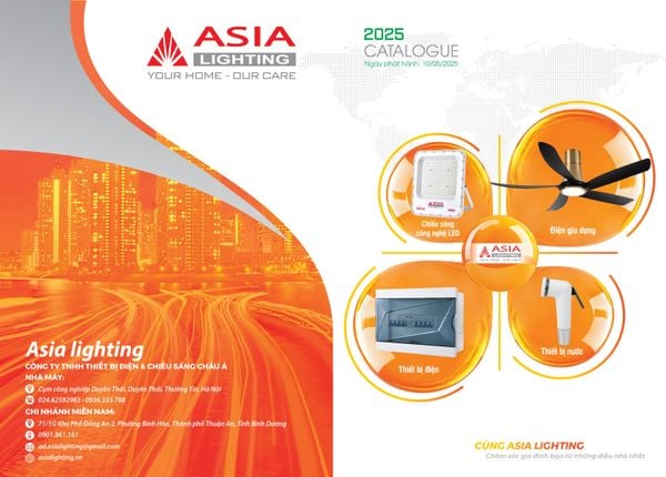 Bảng giá catalog đèn LED Asia 2025