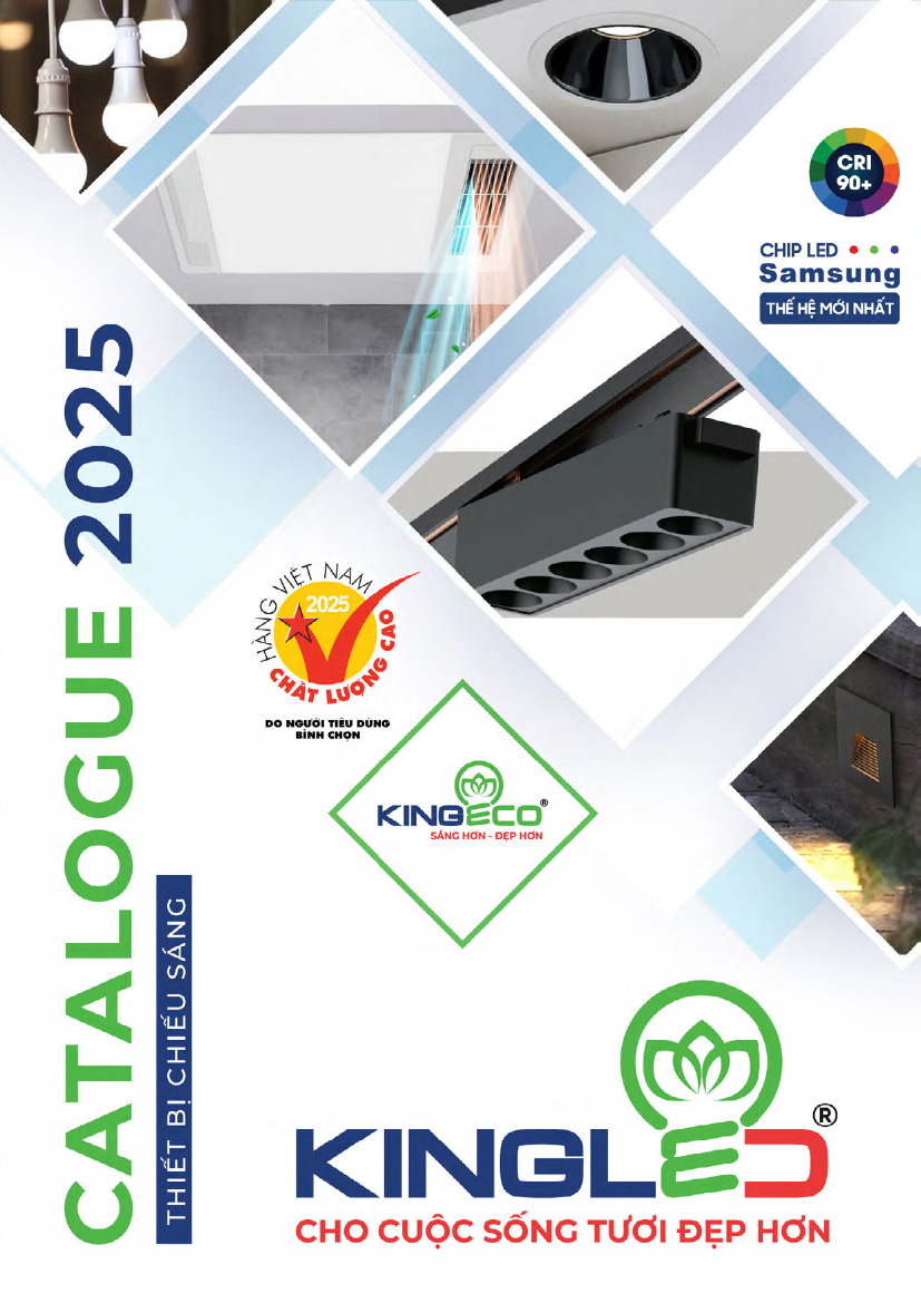 Bảng giá catalog đèn KingLED 2025