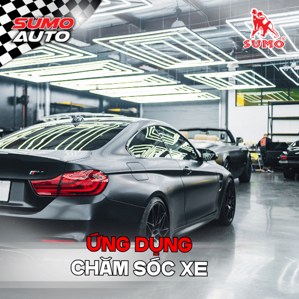 Ứng dụng SUMO AUTO trong lĩnh vực Chăm sóc xe