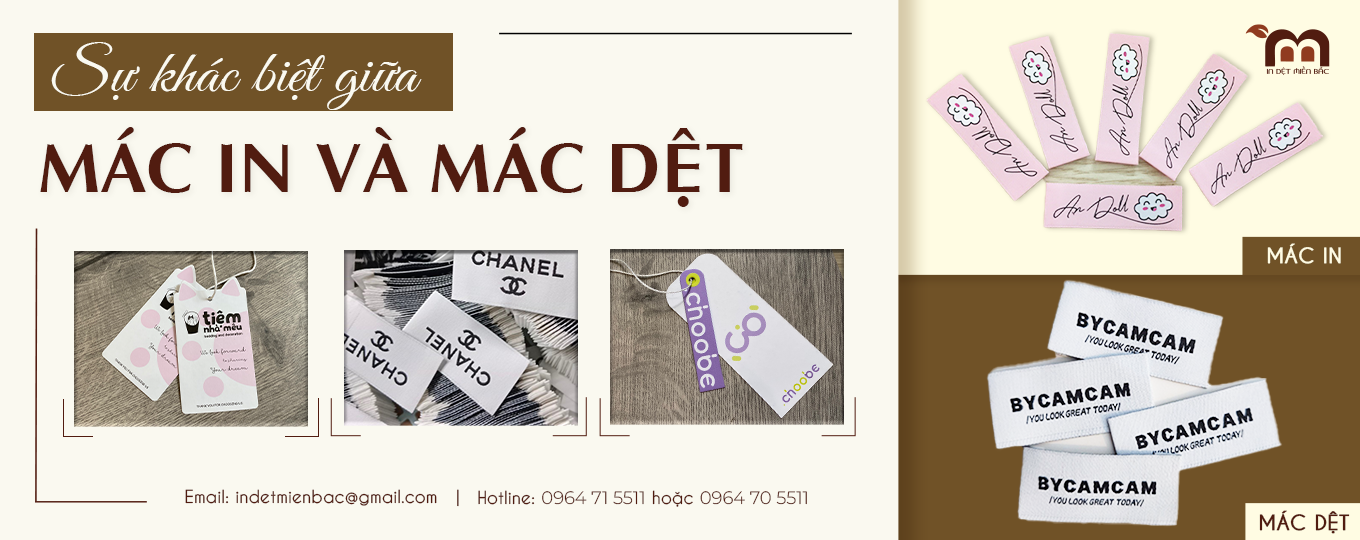 Phân biệt mác in và mác dệt